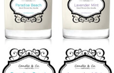 DLayouts Professional Templates For Designer Soy Candles Labels