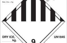 Dry Ice Warning Label Tbraceladvanc