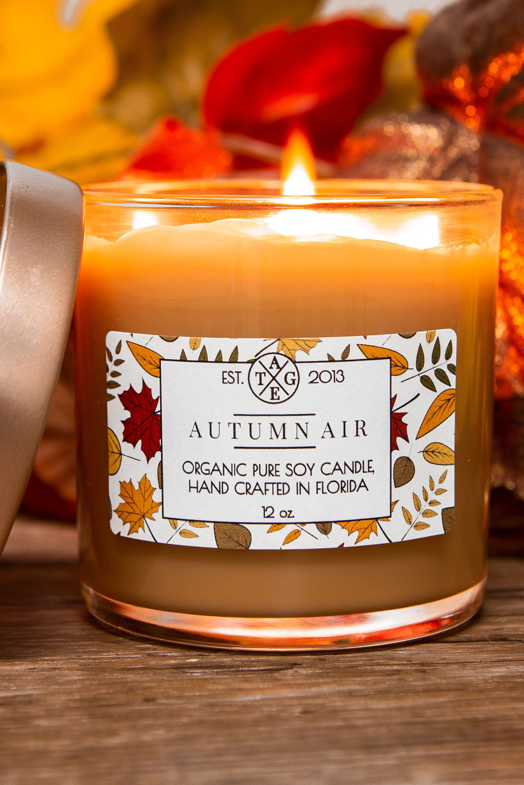 Fall Candle Label Design Candle Jar Labels Candle Labels Candle 