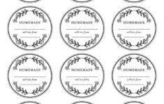 Floral homemade label wl350 Labels Printables Free Mason Jars Labels