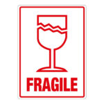 Fragile Image Parcel Labels Hub Packaging