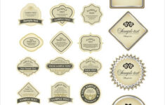 FREE 19 Bottle Labels In PSD Vector EPS AI