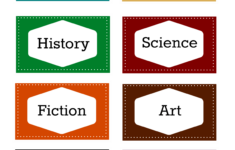 Free Book Label Printables Books Organization Craftionary