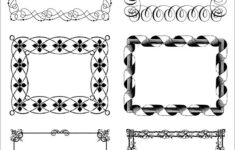 Free Decorative Border Pack Graphics By Cathe Holden Free Printable