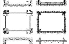 Free Decorative Border Pack Graphics By Cathe Holden Free Printable