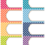 Free Editable Quatrefoil Labels Fab N Free