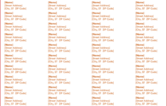 Free Editable Return Address Label Templates Word PDF