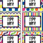 Free Printable And Editable Labels For Classroom Organization