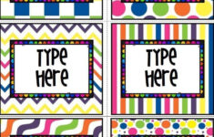 Free Printable And Editable Labels For Classroom Organization