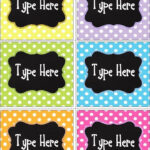 Free Printable And Editable Labels For Classroom Polka Dot Labels
