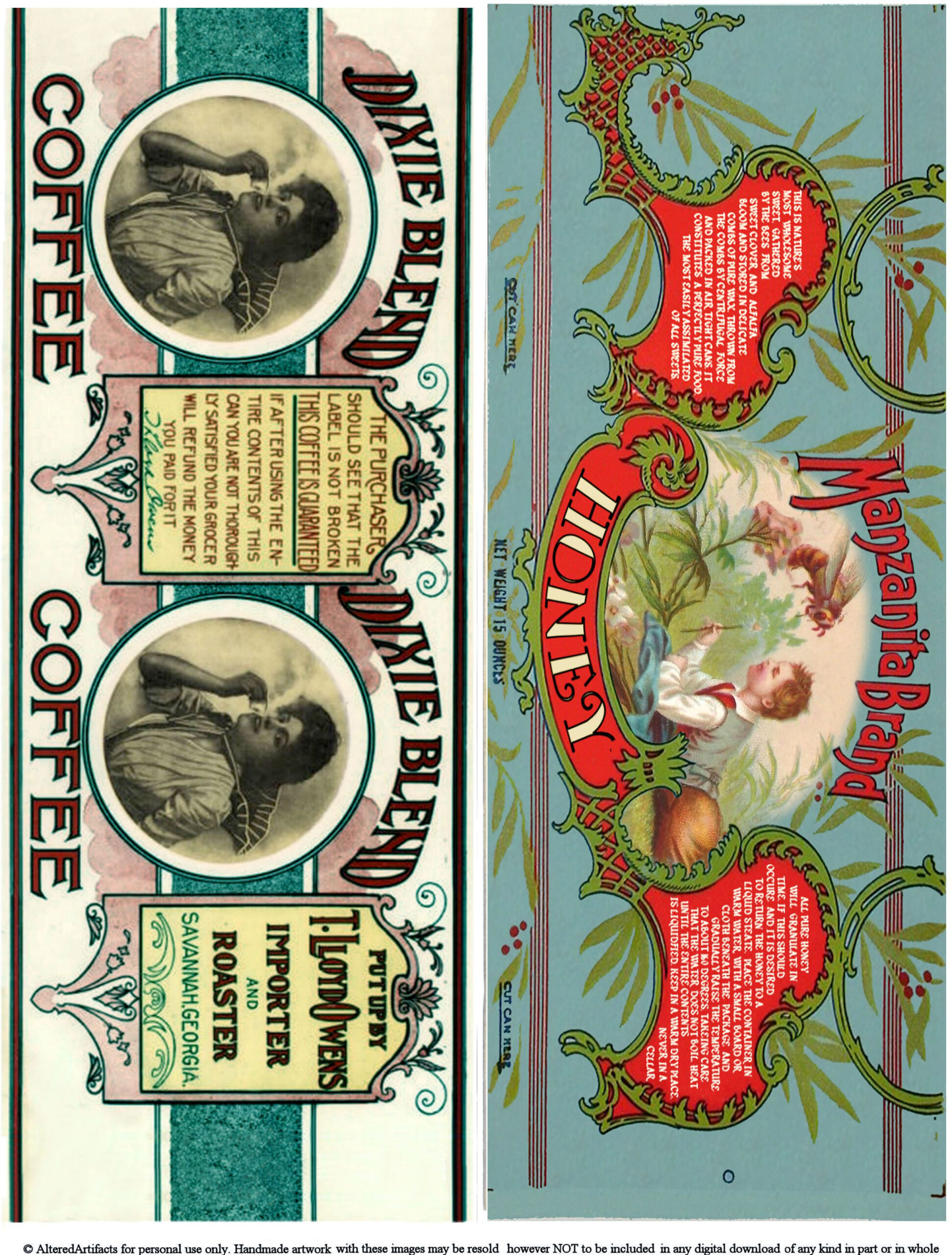Free Printable Can Labels Vintage Brands Images For Decoupage And 