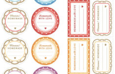 free Printable Canning Labels Mason Jars Labels Labels Printables