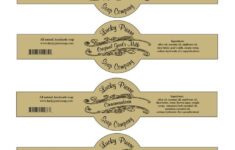 Free Printable Cigar Band Soap Label Template Printable Label