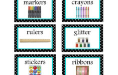 Free Printable Classroom Labels With Pictures Free Printable