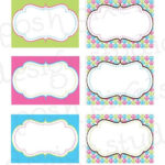 Free Printable Cute Blank Labels Printable Labels Candy Jar Labels