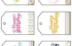 Free Printable Happy Birthday Gift Tags Birthday Gift Tags Printable