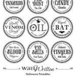 Free Printable Harry Potter Potion Bottle Labels 2 TALL LABELS ONLY