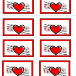 Free Printable Hearts Labels