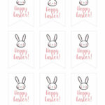 Free Printable Hoppy Easter Gift Tags Hoppy Easter Gift Tag Easter
