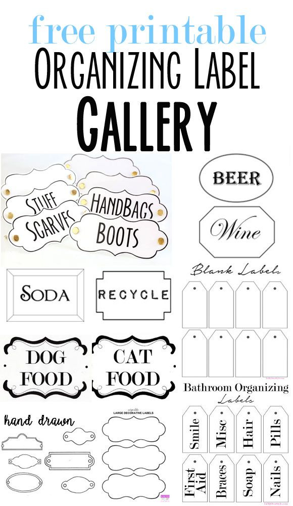 Free Printable Labels To Organize Your Stuff Labels Printables Free 