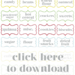 Free Printable Pantry Labels I Should Be Mopping The Floor