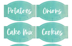 Free Printable Pantry Labels The DIY Mommy