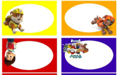 Free Printable Paw Patrol Food Labels PRINTABLE TEMPLATES