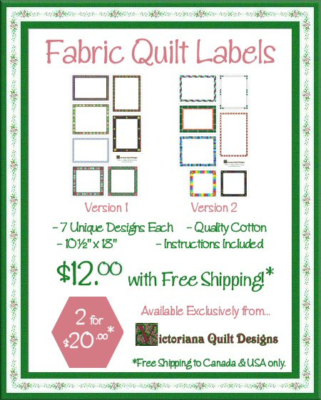 FREE Printable Quilt Labels | Printable Labels
