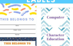 Free Printable School Subject Labels Subject Labels School Subjects