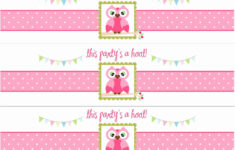 Free Printable Water Bottle Label Template Free Printable