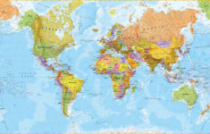 Free Printable World Map Poster For Kids PDF