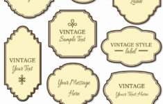 Free Soap Label Template Awesome Homemade Label Template Vintage