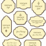 Free Soap Label Template Awesome Homemade Label Template Vintage
