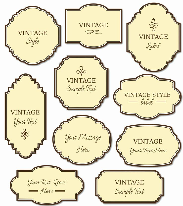 Free Soap Label Template Awesome Homemade Label Template Vintage 