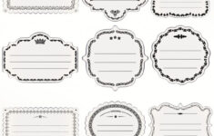 Free Vector Victorian Labels Collection