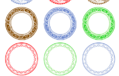 Free Vintage Round Labels For All Your Gifts Part Of A Label Kit For