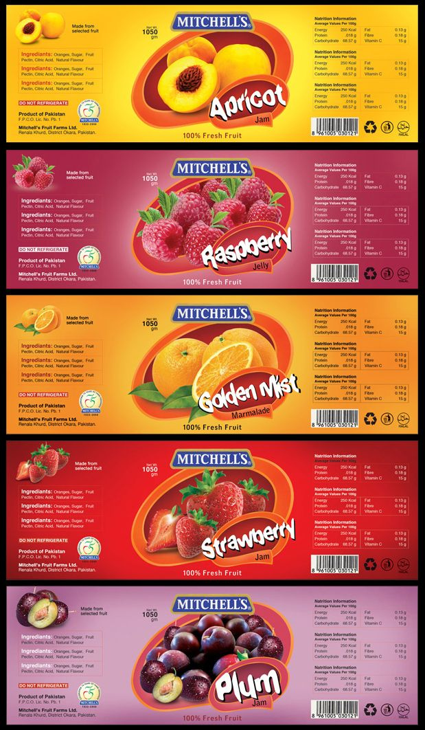 Fruit Labels Etiquetas De Comida Envase De Alimentos Comida En 