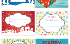 Fun And Colorful Christmas Labels Free Printables