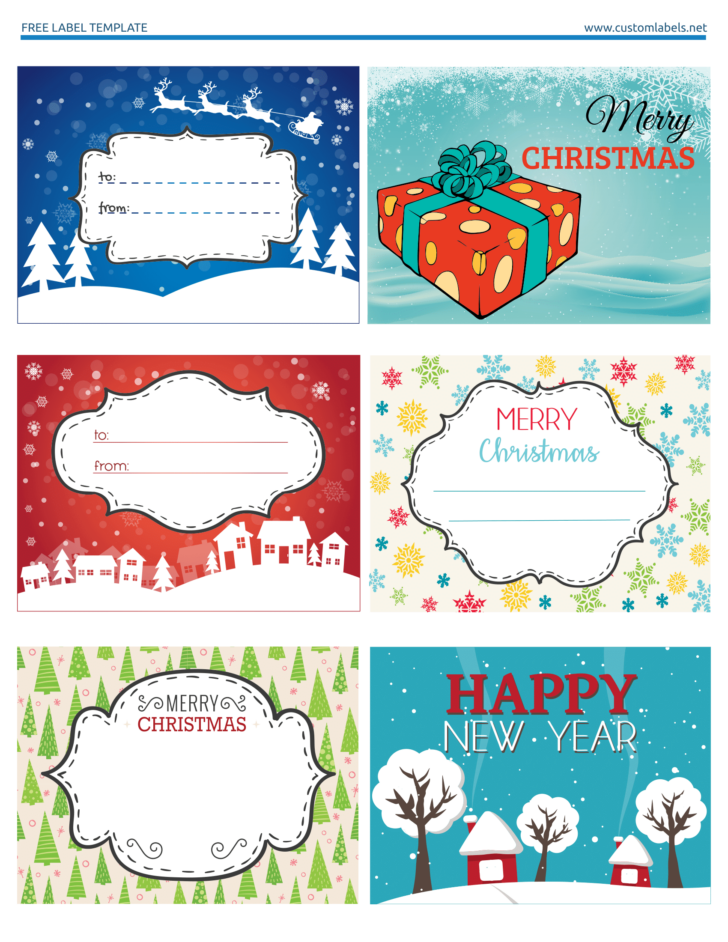 Printable FREE Christmas Labels
