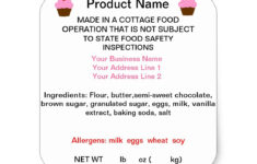 GEORGIA Cottage Food Law Product Labels Zazzle Label Templates
