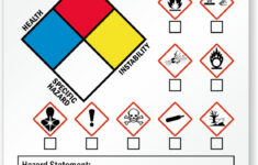 Ghs Secondary Label Template Printable Label Templates