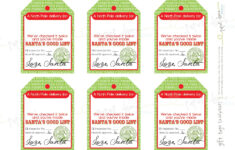 God Bless our Nest Free Printable Love Santa Tags