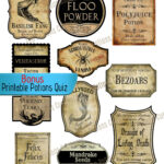 Harry Potter Potion Bottle Labels Printable Vintage Potion Bottle