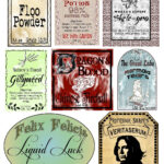 Harry Potter Potion Labels Free Printable Harry Potter Potion Labels