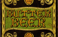 Harry Potter Props Butter Beer Label Stick On A Beer Bottle