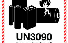 Hazmat Lithium Battery Warning Labels