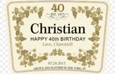 Hennessy Bottle Label Png Download Blank Hennessy Label Template