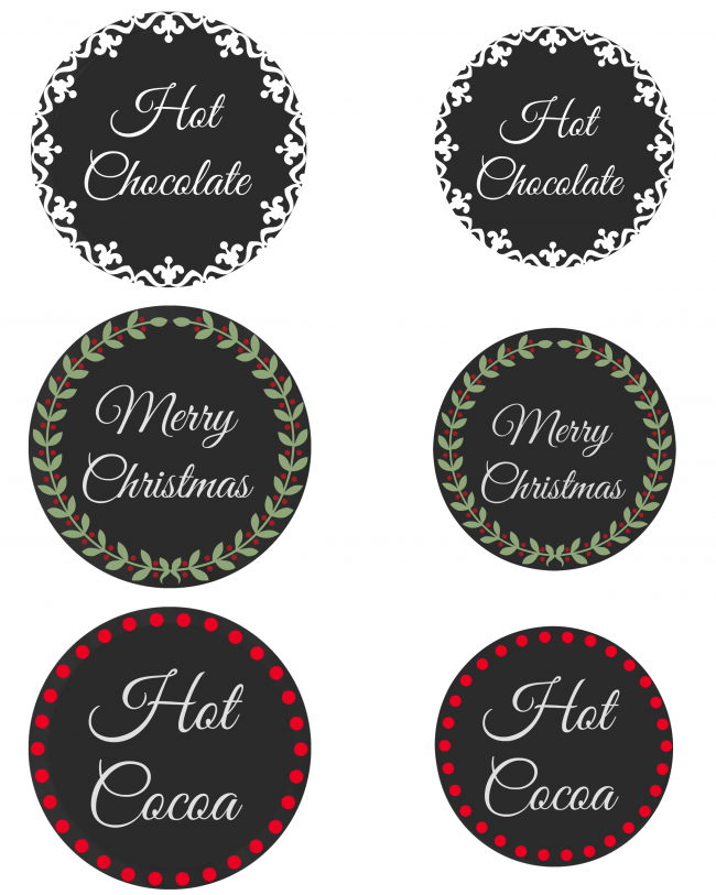 Homemade Hot Cocoa Recipe With Printable Chalkboard Labels Mom 4 Real