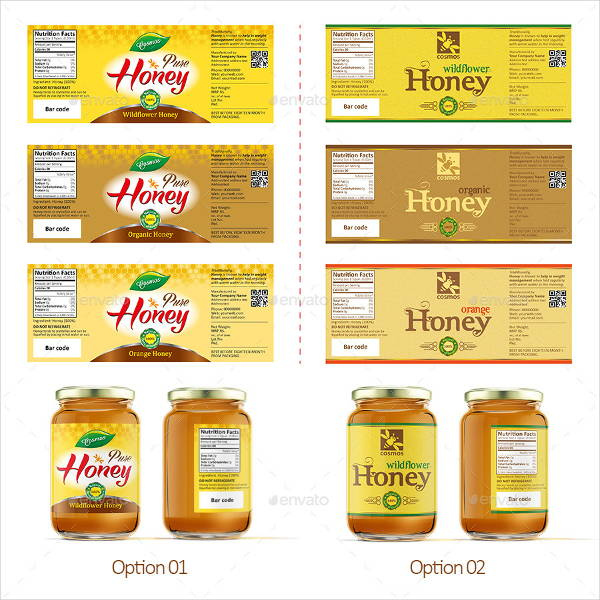 Honey Label Template Printable Label Templates