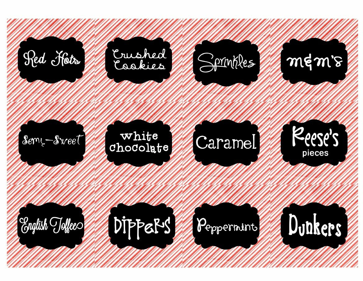 Free Printable Printable Hot Chocolate Labels